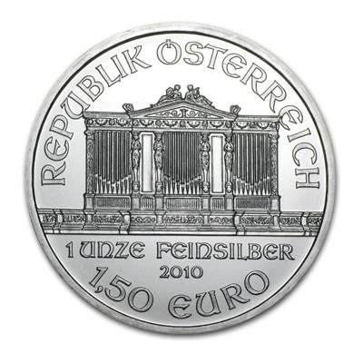 (image for) 2010 1oz Silver PHILHARMONIC